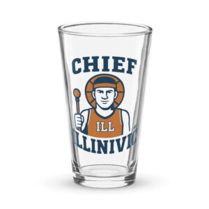 Chief Illinivic Shaker pint glass