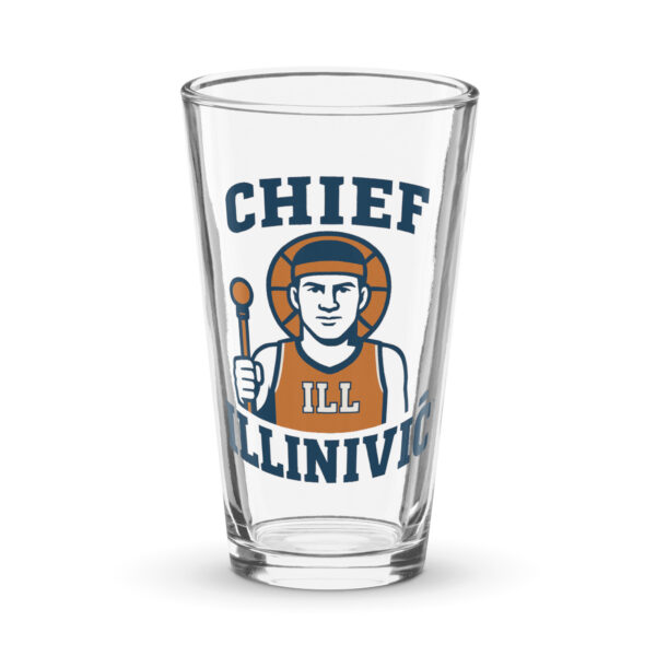 Chief Illinivic Shaker pint glass